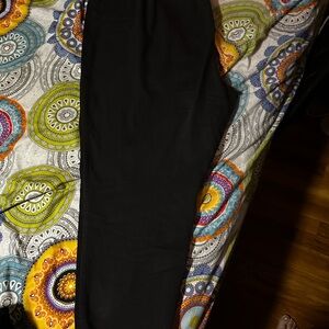 Just My Size Black Pants 3X pull on